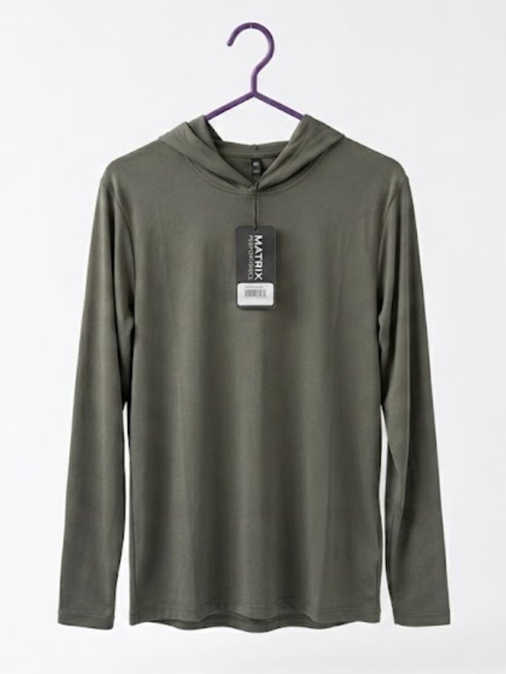 NEW Matrix Performance Gray Lightweight Pullover Hoodie Men's Size 2XL